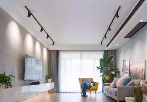 熙悦林语北欧风格120平米三居室装修案例