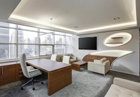 办公室现代风格600平米装修案例
