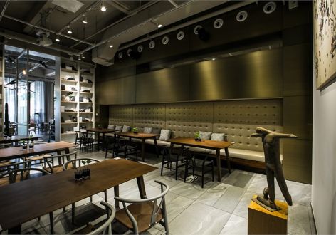 咖啡厅现代风格340平米装修案例