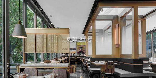 餐饮店现代风格260㎡设计方案