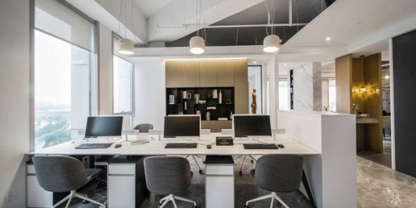 办公室现代风格100㎡设计方案