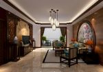 中海紫金苑中式风格220平米四居室装修案例