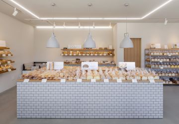 面包店日式风格80平米装修案例