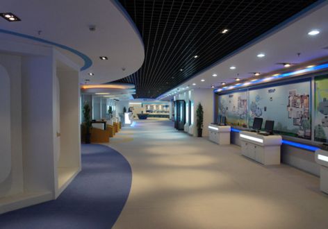 展厅现代风格800平米装修案例