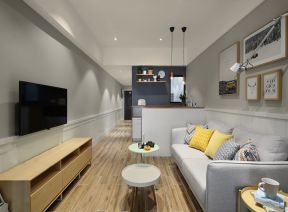 小公寓客厅 客厅木地板装修效果图大全欣赏