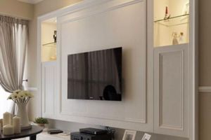 25平米客厅电视墙家装设计怎么装修