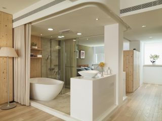 40平方单身公寓卫浴间装修设计图