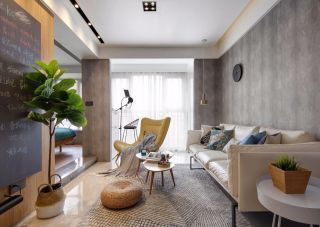 40平方单身公寓客厅沙发装修效果图