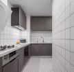 100平米房屋L型厨房装修设计效果图