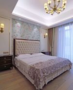 80平米两室一厅美式卧室装修设计效果图