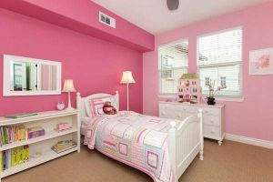 粉色卧室吊顶