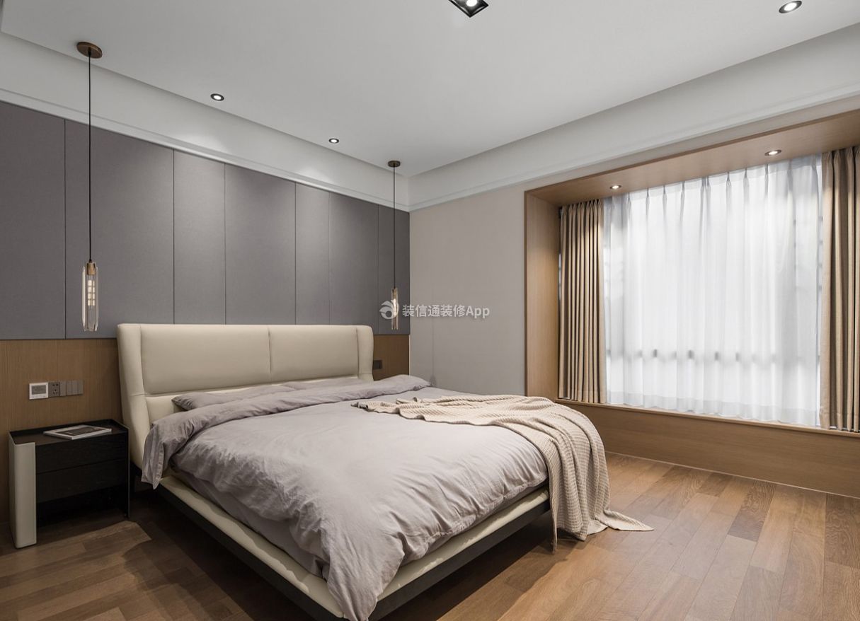 110平方现代风格卧室装修设计效果图