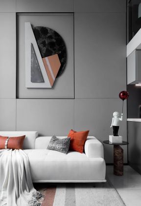150平方复式现代沙发装修效果图