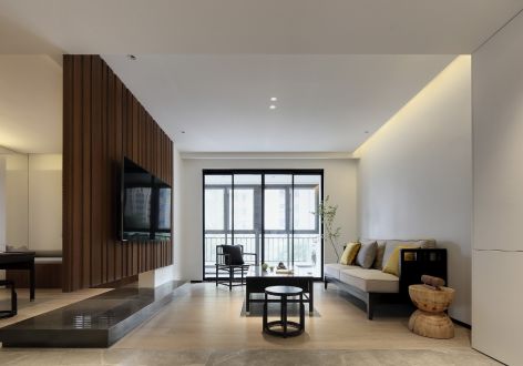 盛世豪庭现代风格132平米三居室装修案例