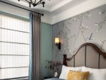 家益·江畔春色美式风三居室135平米设计效果图案例