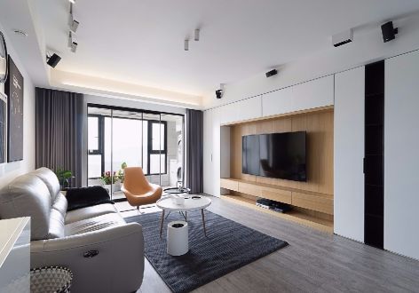 中南·春江阅现代风151平米三居室设计效果图案例