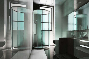 淋浴玻璃隔断设计