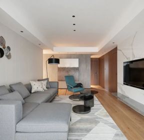 現代風格客廳布藝沙發裝修效果圖2022-每日推薦