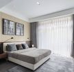 150平方米家庭卧室窗帘装修设计效果图
