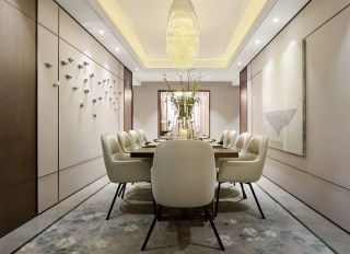 150平方米房屋室内餐厅装潢设计效果图