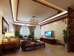 大曌国际中式风格144平米三室两厅装修案例