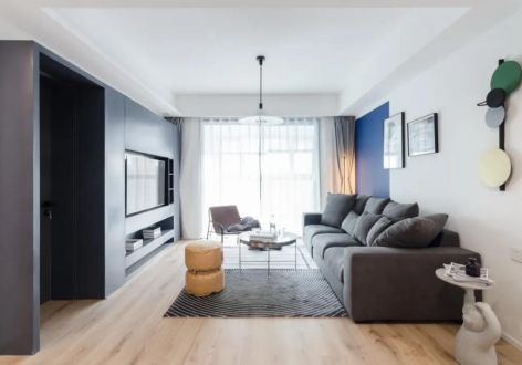 恒大养生谷122㎡四居室现代风格装修案例