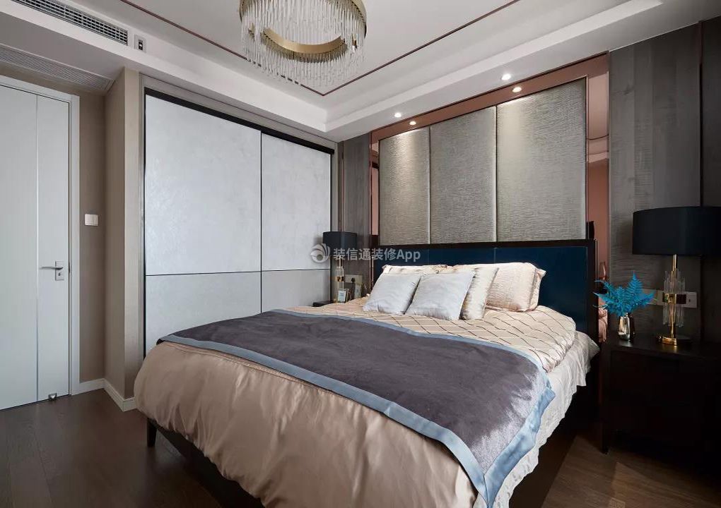 140平方米新房卧室软包装修设计效果图