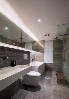 140平方米简约风格卫生间浴室装修效果图