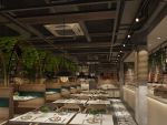 广州自助餐厅混搭风格319平米装修案例