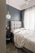 美式风格89平米卧室床家装效果图