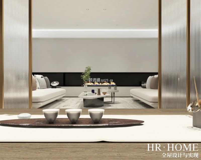 和尊设计HR·HOME丨极简别墅，素雅中透出丰富意蕴