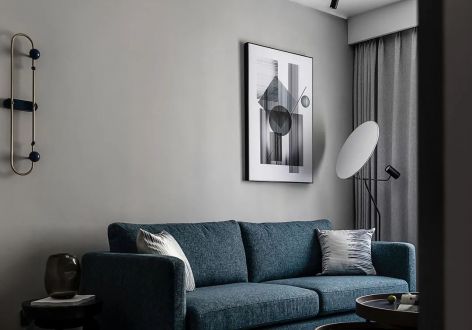 保利和光尘樾80平简约风格二居室装修案例
