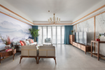 万科翡翠滨江一期中式风格145平米四室两厅装修案例