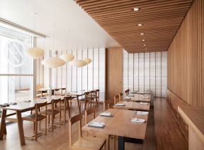 日式风格餐饮饭店装修设计图  1804