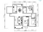 地中海式89.73平米两室两厅装修案例