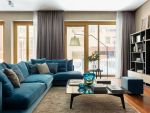 保利和光尘樾136平现代风格三居室装修案例