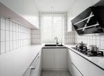 70平方米极简风格厨房装修设计图