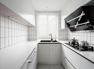 70平方米极简风格厨房装修设计图