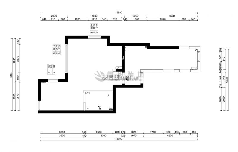 【西安鲁班装饰】世纪颐园80平米loft新中式设计，旧房改造是给老房新生命