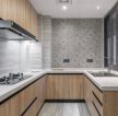 90平米三室一厅厨房现代简约装修设计图