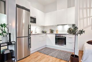 40平方米公寓简约厨房设计装修效果图