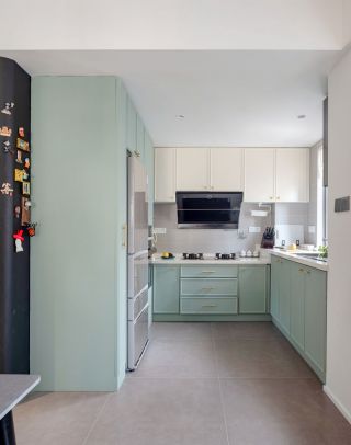 150平方房子半开放式厨房装修设计图片
