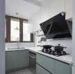 105平三房厨房橱柜面板装修效果图片