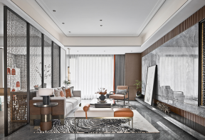 新中式客廳設計圖片 新中式客廳設計 新中式客廳裝修效果