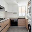 80平米房子厨房简约设计装修效果图