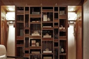 书房整体书柜安装