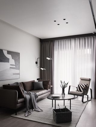 80平米房子客厅现代风格装潢设计图