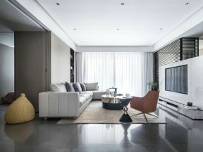 大平层客厅现代简约风格装饰效果图