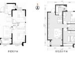 招贤桃源观邸现代风格93平米两室两厅装修案例