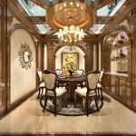 中海铂宫380㎡欧式风格别墅设计装修案例